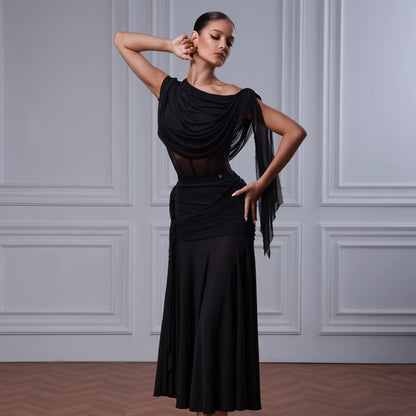 TID modern dance practice suit female ballroom dance practice suit waltz skirt B082/S051