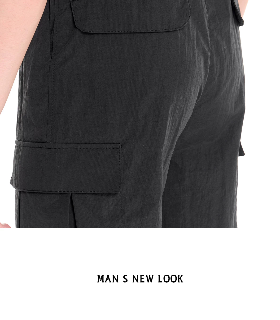 DUYQ "Men's Series" 011 High Street Wind Drawstring Overalls Latin Dance Suit Practice Teaching