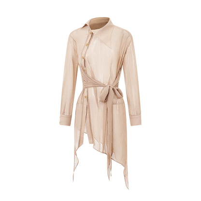 DUYQ "Female Teacher Series" 002 diagonal placket strap design sense teaching top national standard Latin dance uniform professional