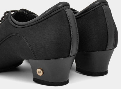 ABA Latin dance shoes professional men's adult elastic Oxford cloth dance shoes new high-end national standard soft-soled dance shoes