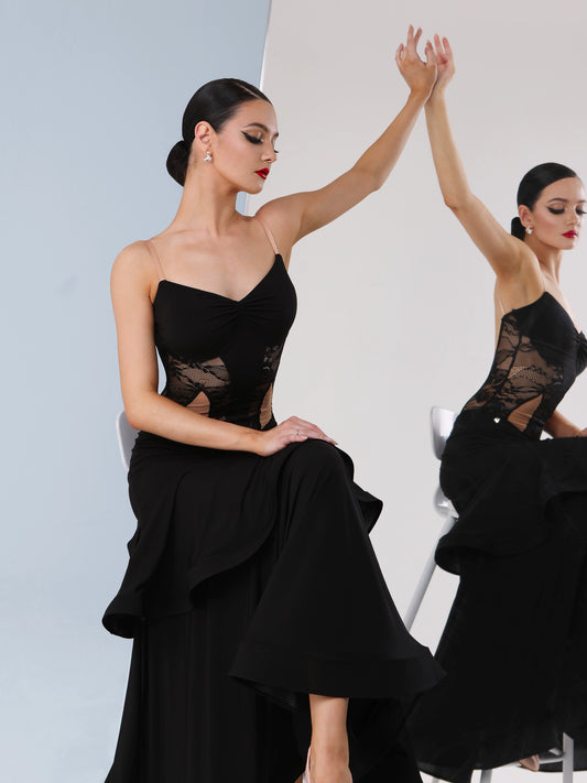 TID.D022 new ballroom dance swing skirt Latin dance performance suit Modern dance suit