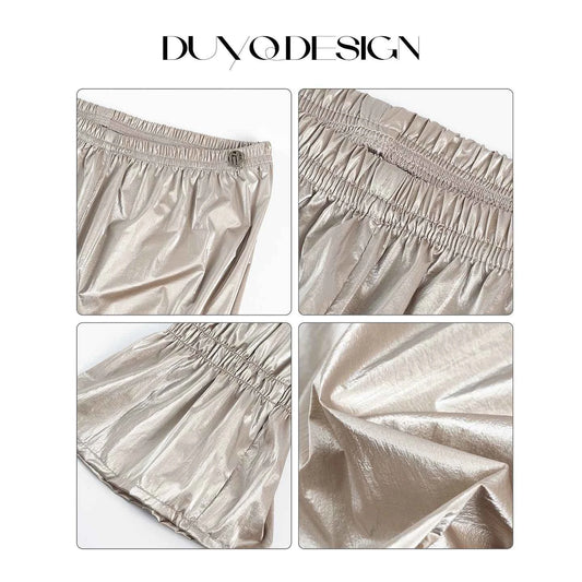 DUYQ Women Sweat Sauna Slimming Dance Pants, High Stretch Full Length Latin Dance Training Pants for Weight Loss Workout