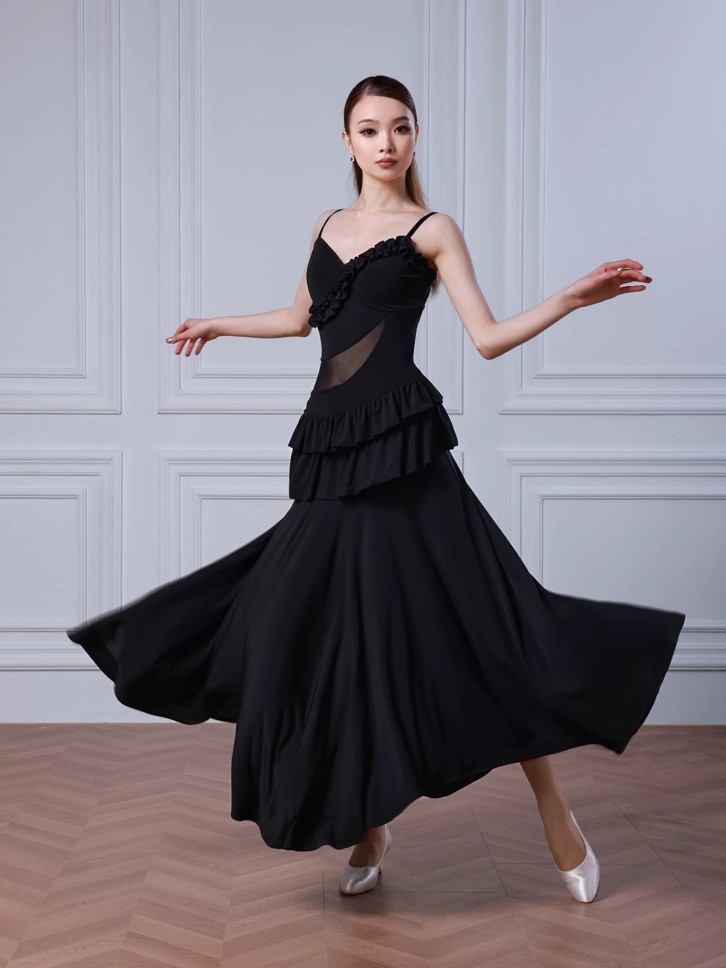 TID Modern Dance Dress New Premium Waltz Dress Adult Ladies Ballroom Dance Dress