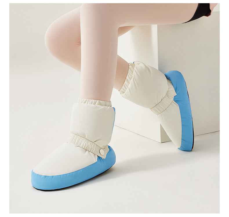 Classic Slip-On Dance Warm Boots | Plush Lined Ballet Warmers
