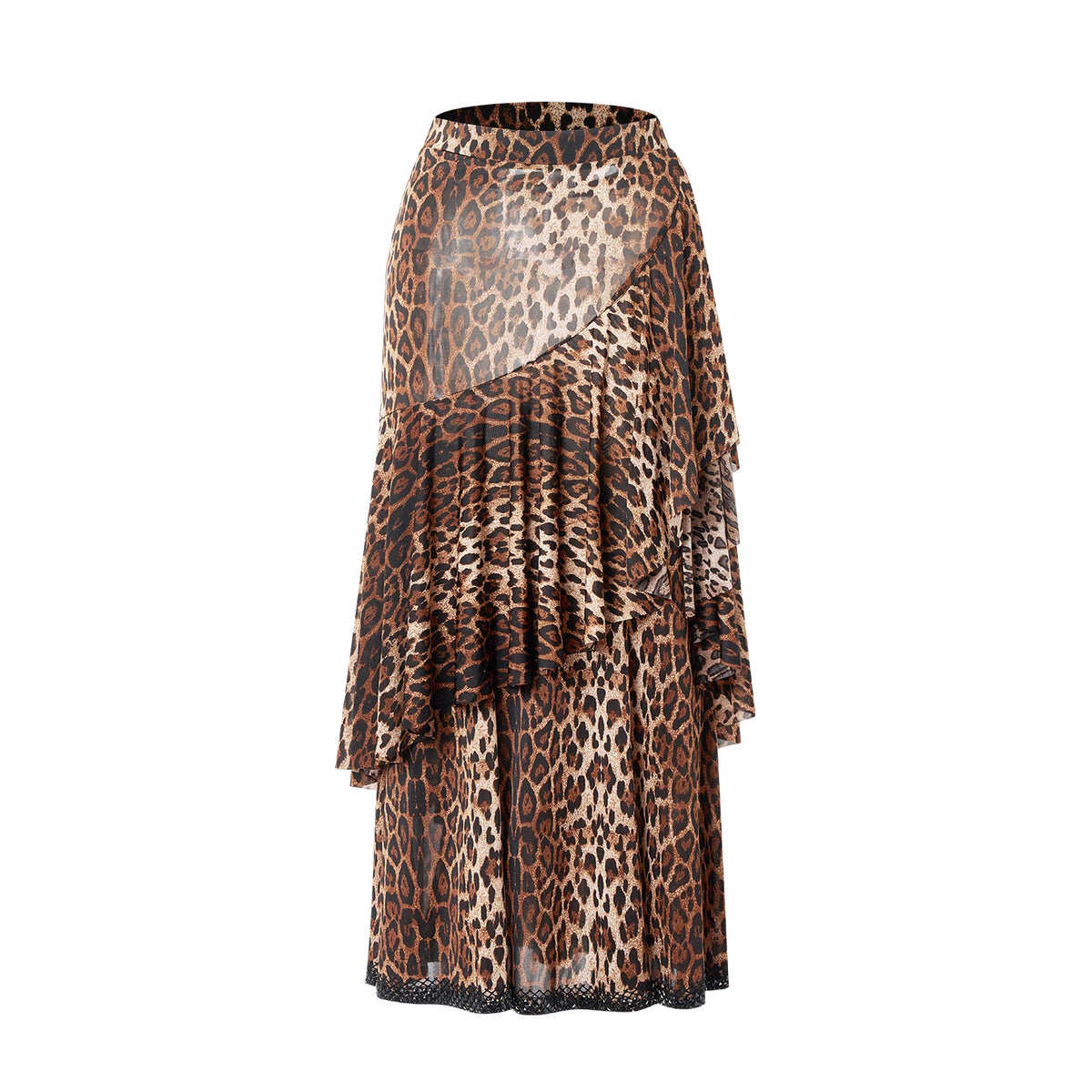 DUYQ "Leopard Hidden, Xia Ying" Modern 005 Original Swinging Neck Lace-up One Size Top National Standard Women's Modern Dance Suit