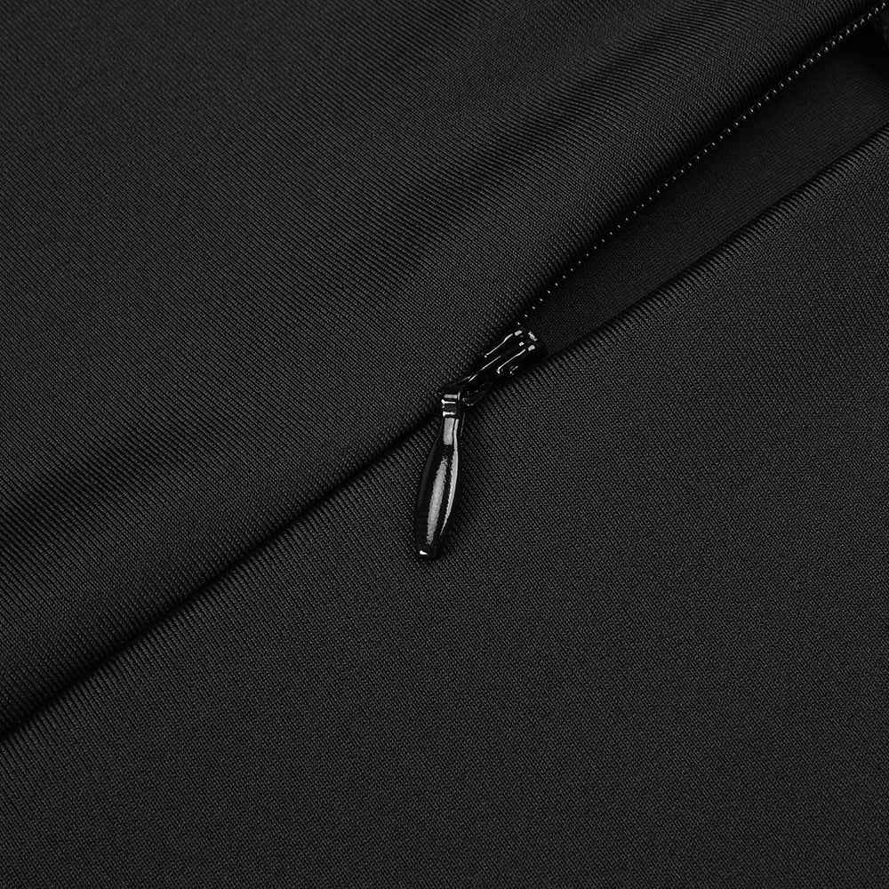 BD2650 slit backless halterneck dress