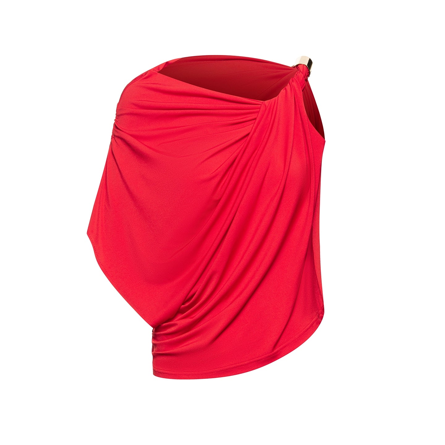 DUYQ [NSAD] 015 average size slanted shoulder top, national standard women's Latin dance practice clothes can be used every day