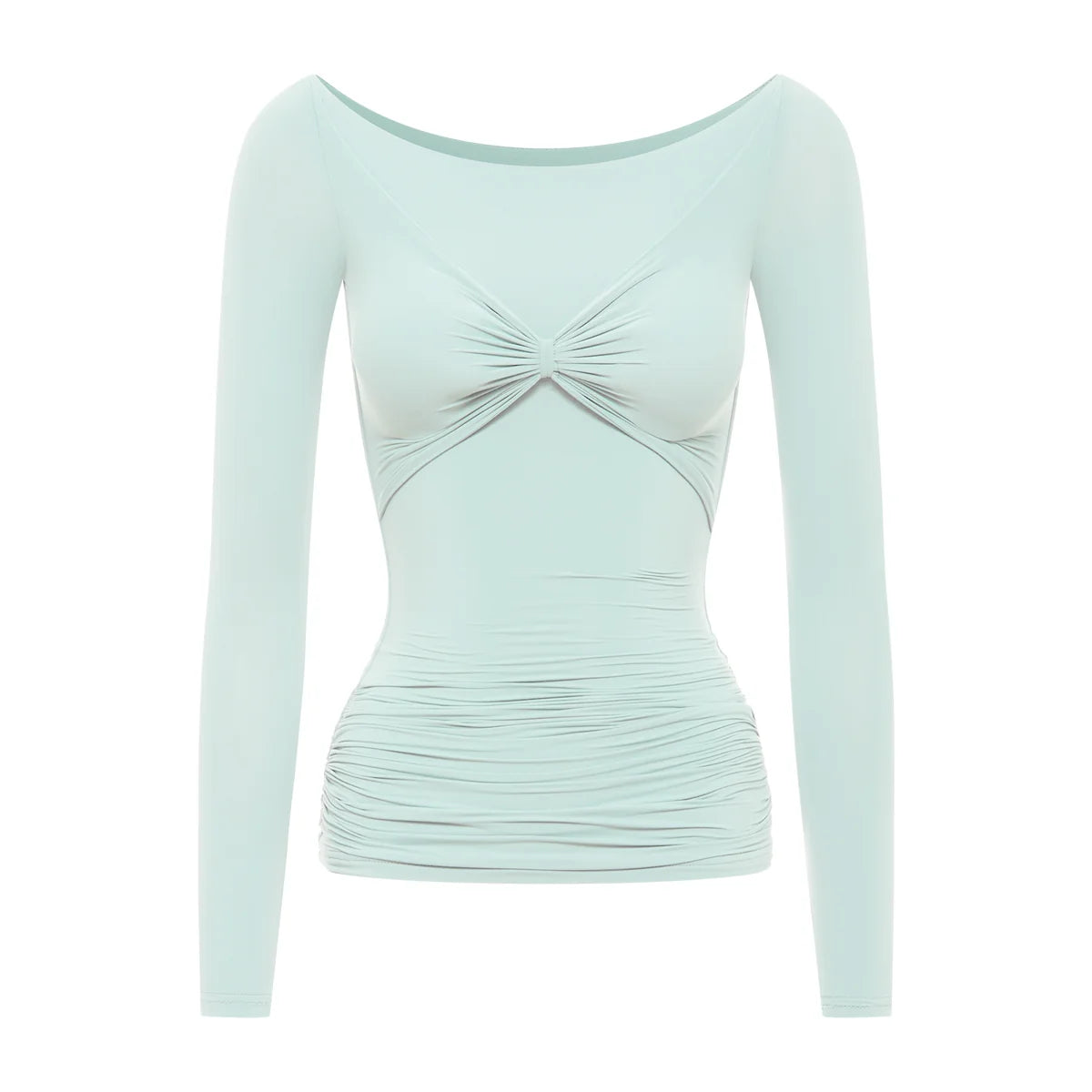 DUYQ welfare single product 030 long-sleeved shoulder top national standard Latin dance practice suit