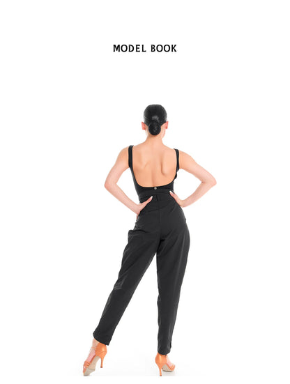 DUYQ "Female Teacher Series" 012 classic trousers national standard Latin dance suit training daily teaching can be