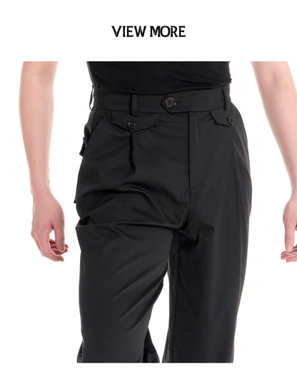 DUYQ "Men's Series" 010 Minimalist high-end straight trousers Latin dance clothes can be practiced and taught
