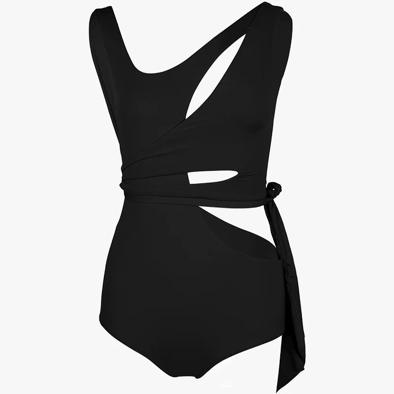 UDANCE Latin dance costume versatile bodysuit slanted shoulder hollow strap Latin dance practice clothes nude clothing