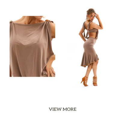 DUYQ [Polina-3] 017 Classic sleeveless dress national standard women's Latin dance practice suit professional performance
