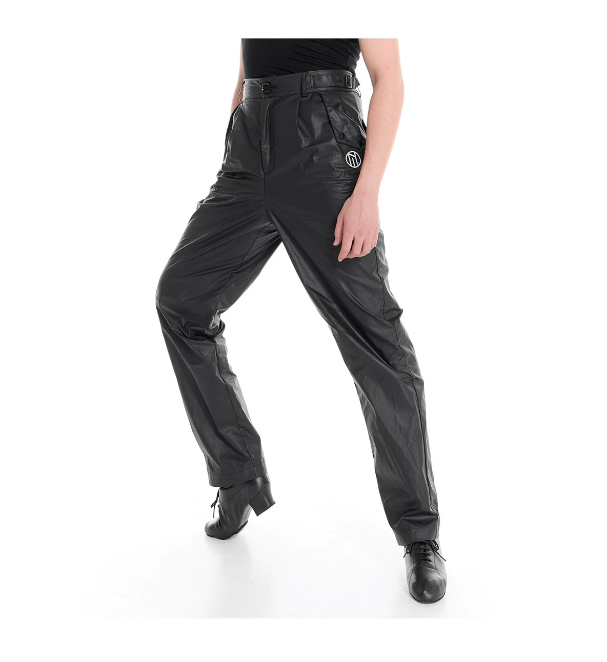 DUYQ "Men's Series" 013 Adjustable elastic belt straight pants Latin dance practice clothes teaching class