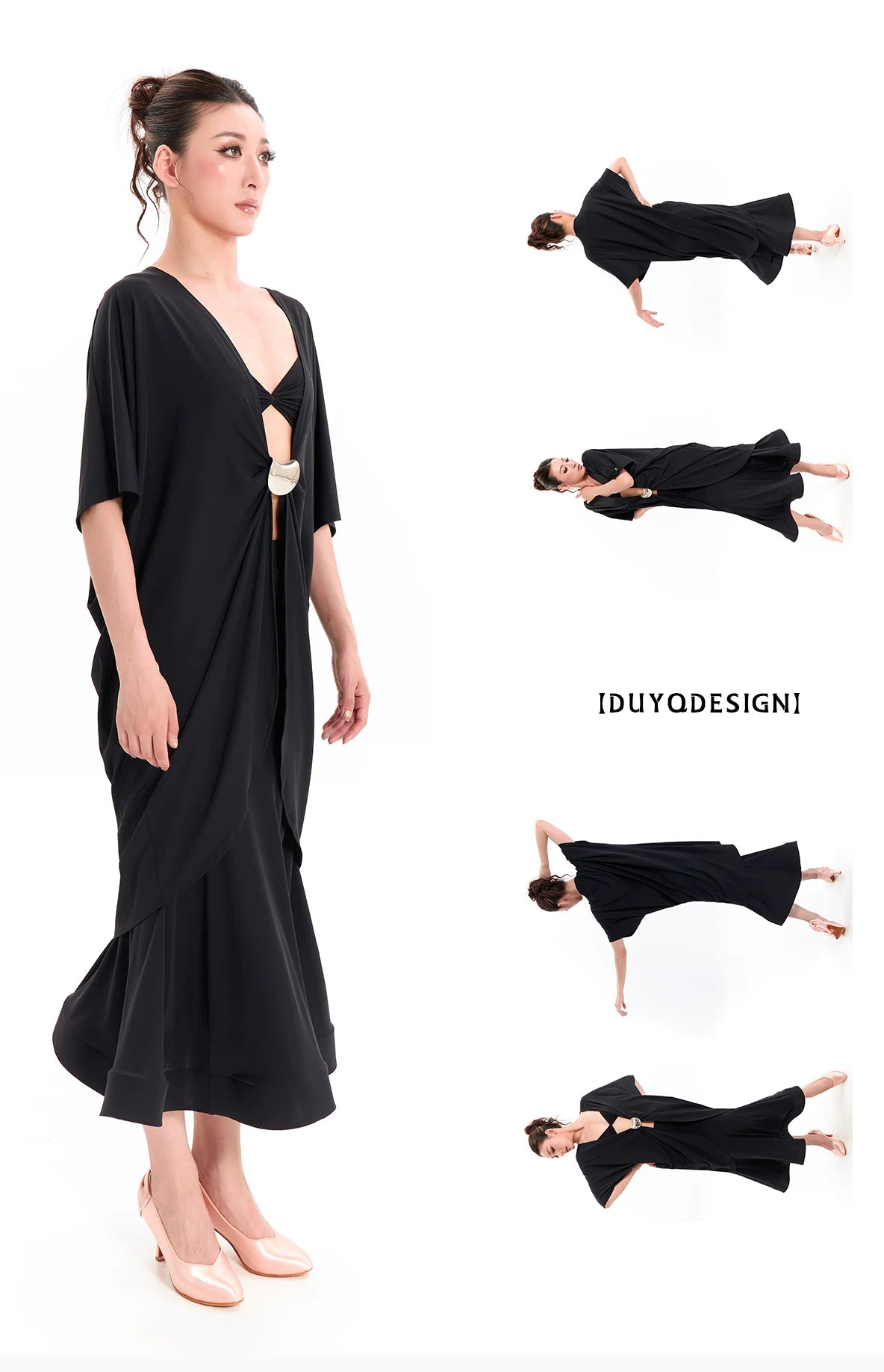 DUYQ "Mountain Awakening Rain Modern" 009 Teacher's Loose Top National Standard Women's Modern Dance Practice Suit Professional