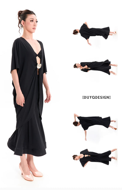 DUYQ "Mountain Awakening Rain Modern" 009 Teacher's Loose Top National Standard Women's Modern Dance Practice Suit Professional