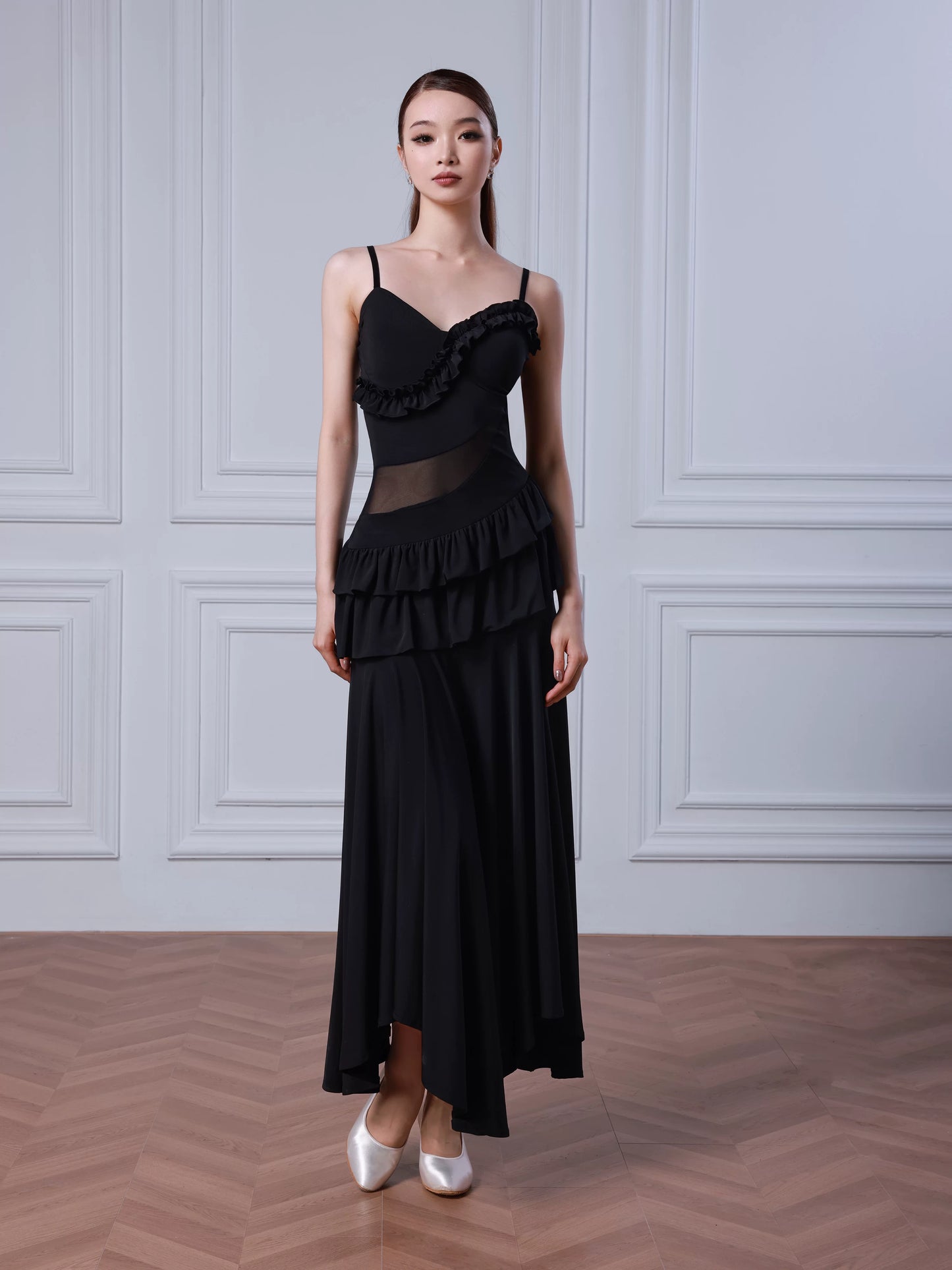 TID Modern Dance Dress New Premium Waltz Dress Adult Ladies Ballroom Dance Dress