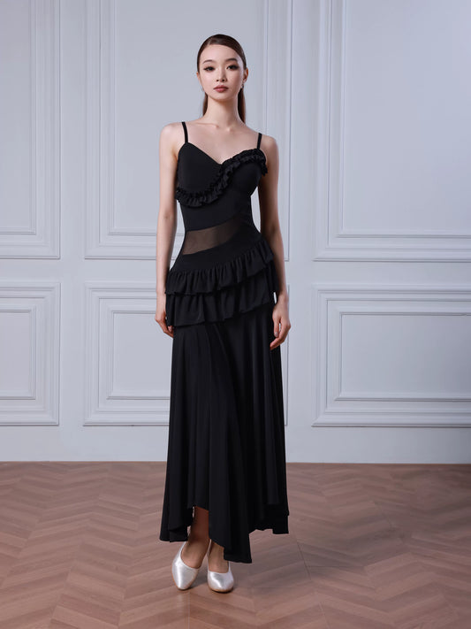 TID Modern Dance Dress New Premium Waltz Dress Adult Ladies Ballroom Dance Dress