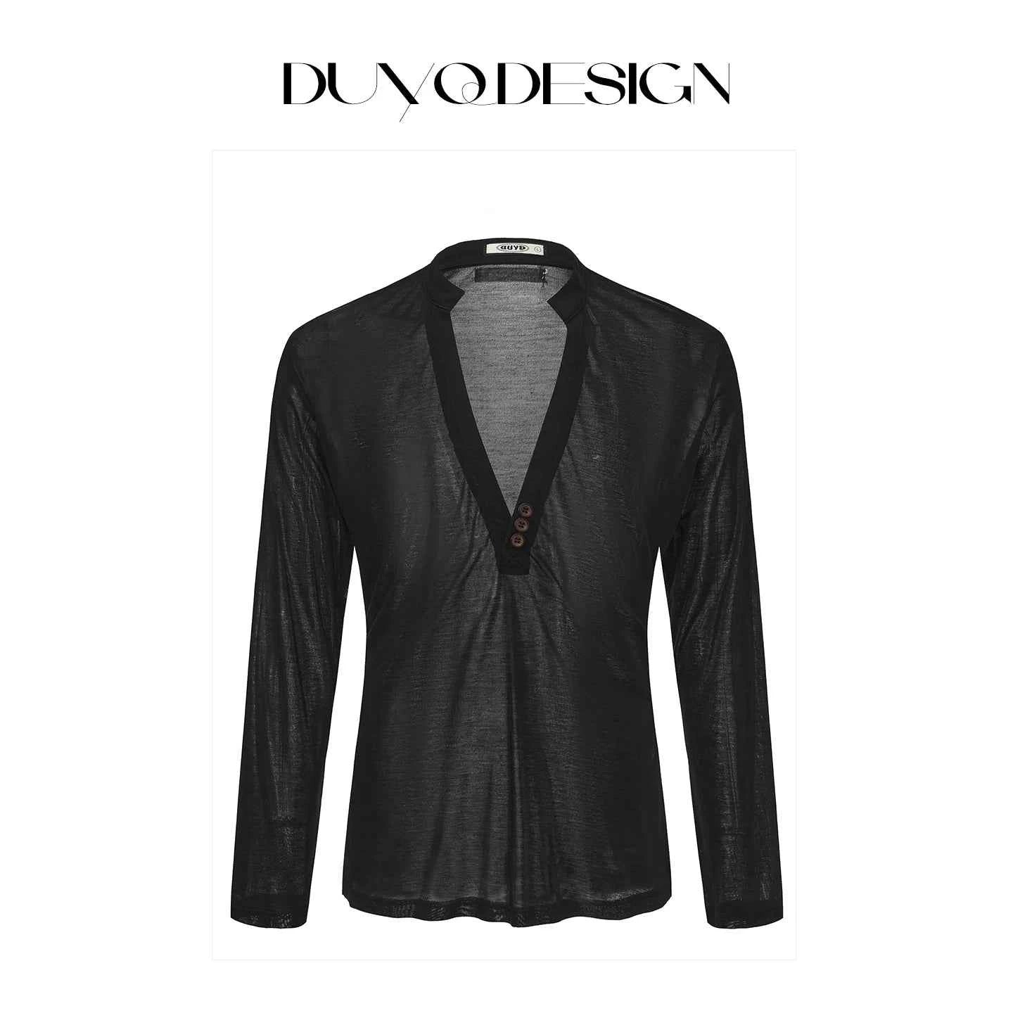 DUYQ-018 deep V men's and women's same top, national standard Latin dance practice suit, professional three-color