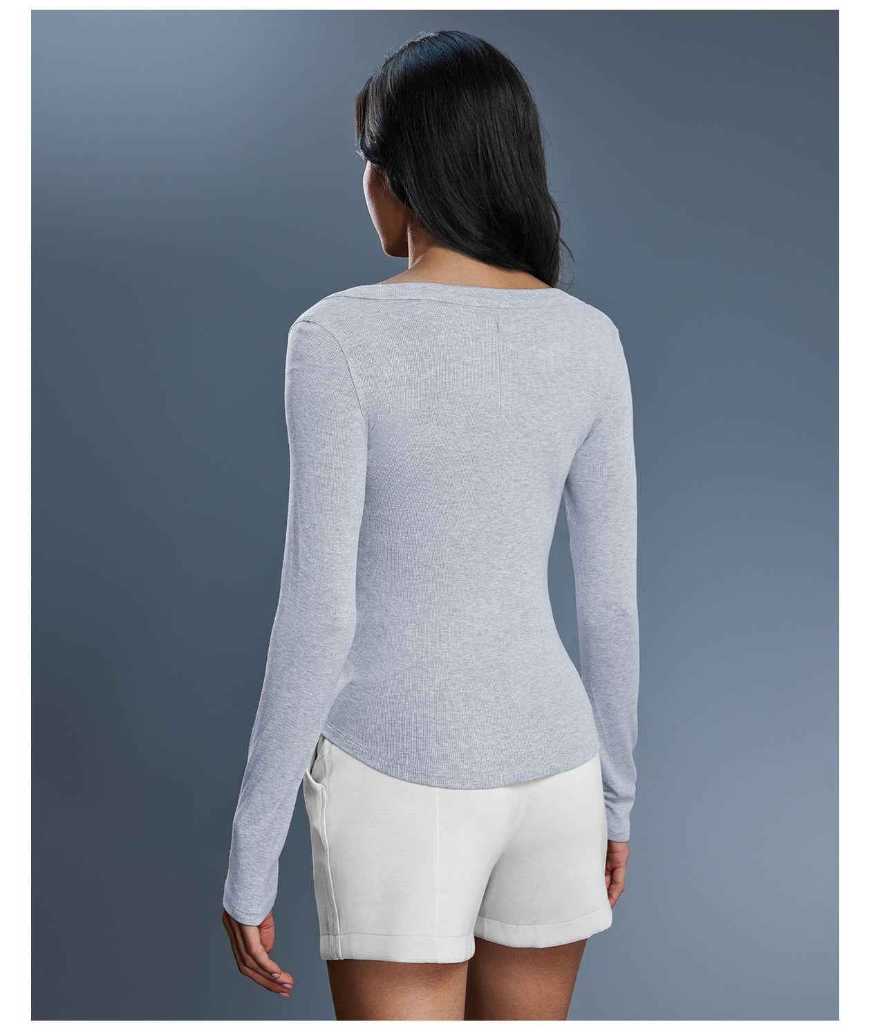 D25181 modal long sleeve t-shirt
