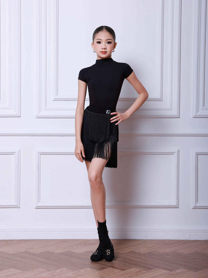 TID Latin Dance Suit Girls Perform Dance Suit Advanced Skinny Latin Dance Skirt