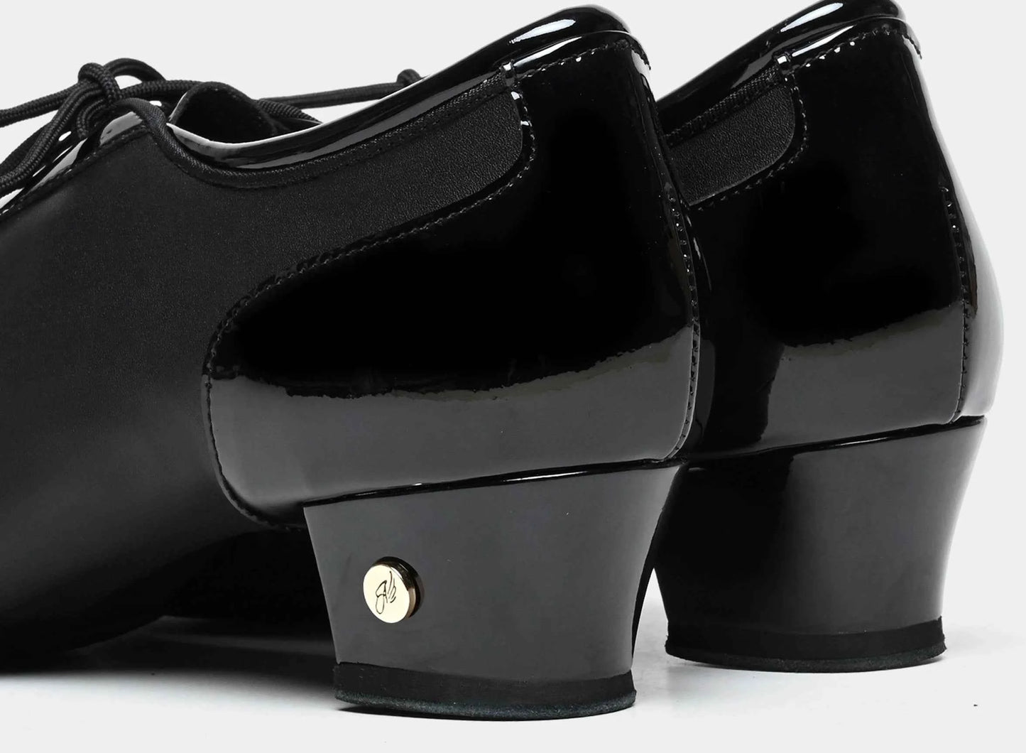 Aba genuine Latin dance shoes professional adult men's leather soft-soled dance shoes middle heel national standard practice dance shoes
