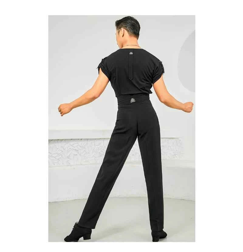 DONGXIN men's pants breasted waist seal three-dimensional elastic trousers NK670