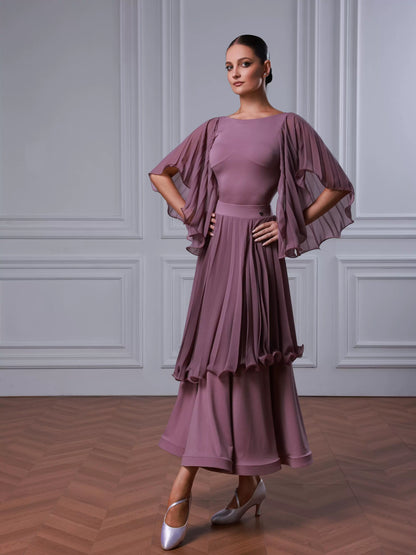 TID modern dance practice suit women's new pleated skirt fashion dance clothes ballroom dance skirt