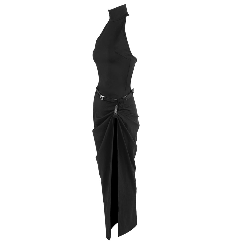 BD2630 slit dress - Mine·Jas