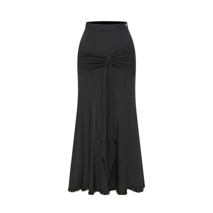 DUYQ "Mountain Awakening Rain Modern" 013 neck streamer design top women's modern dance practice clothes professional
