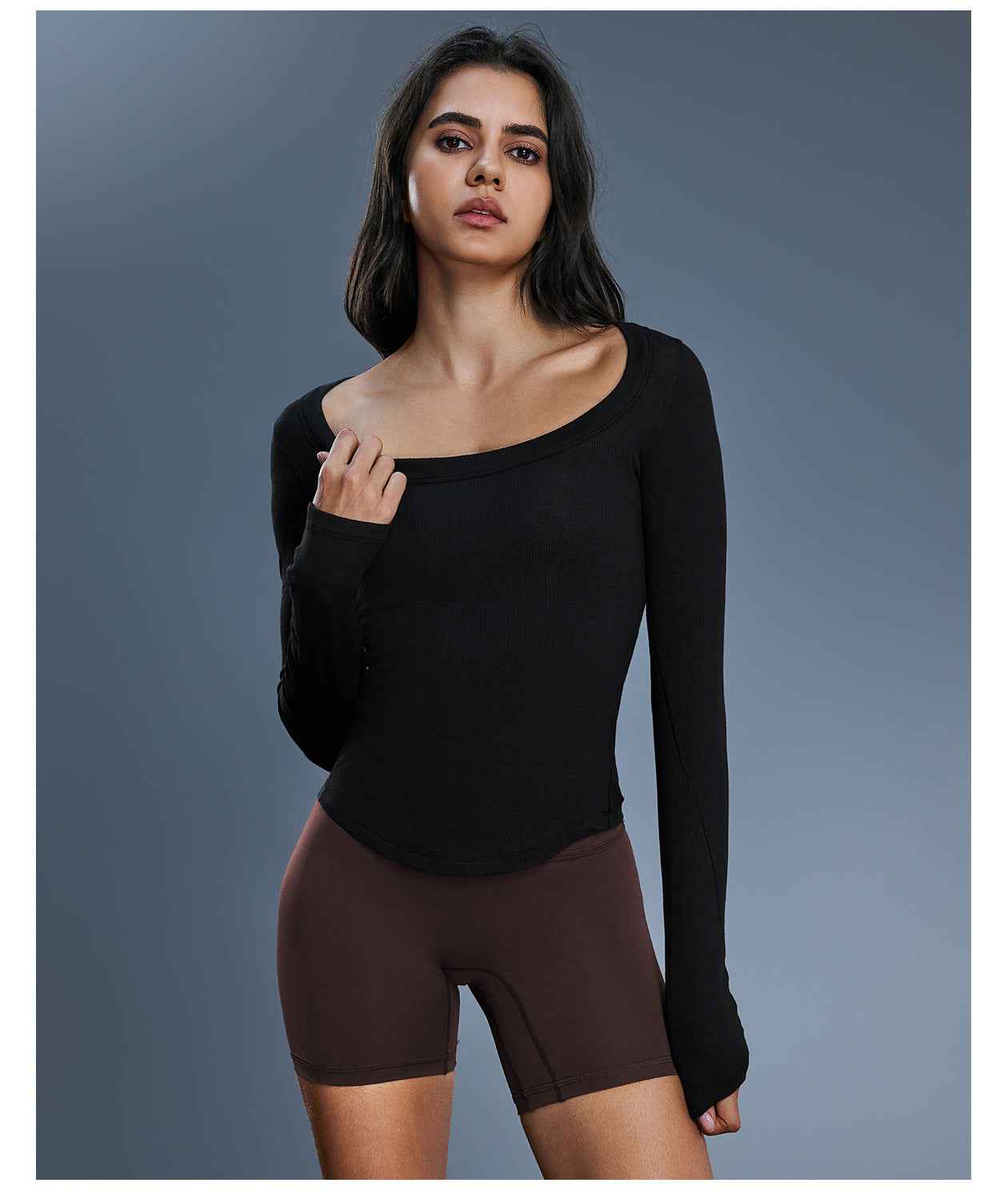 D25181 modal long sleeve t-shirt