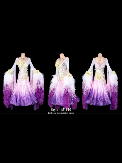TID M1310 women's ballroom dance dress ballroom dance professional competition costume - Mine·Jas