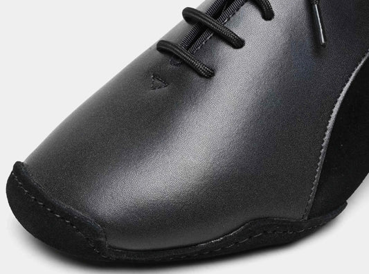 ABA Latin dance shoes professional adult men's dance shoes cowhide soft sole middle heel national standard dance shoes competition practice shoes A9080