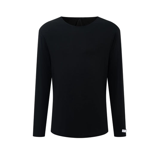 DUYQ "Men's Series" 002 Basic Crew Neck Long Sleeve Practice Clothing National Standard Men's Latin Dance Professional
