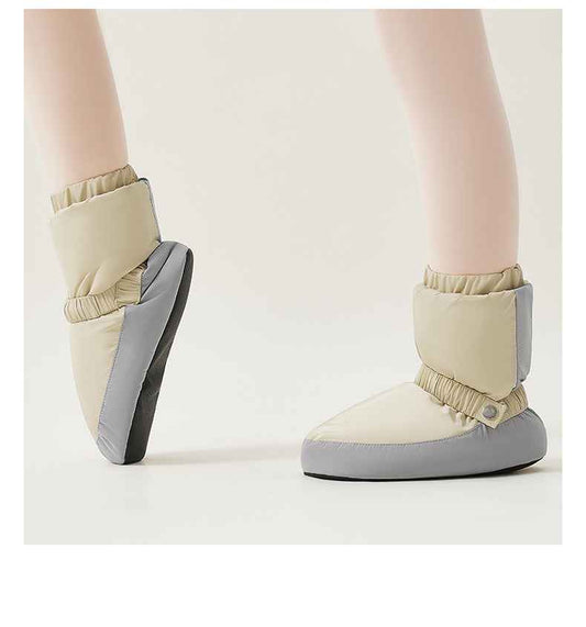 Classic Slip-On Dance Warm Boots | Plush Lined Ballet Warmers