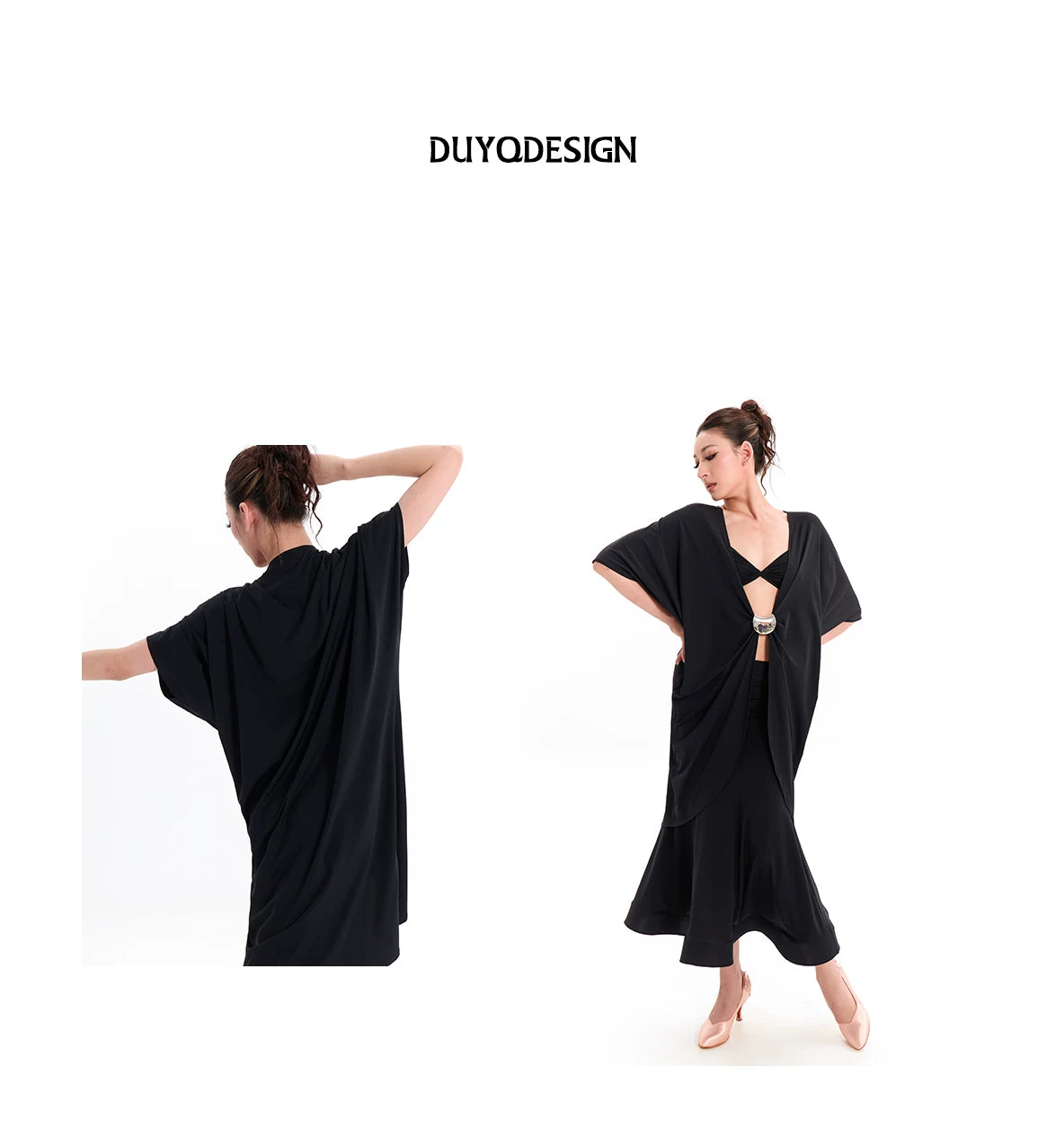 DUYQ "Mountain Awakening Rain Modern" 009 Teacher's Loose Top National Standard Women's Modern Dance Practice Suit Professional