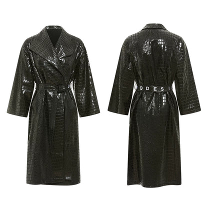 DUYQ series 032 crocodile pattern advanced original custom professional robe national standard Latin dance