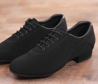 DRH-301 Men's Adult Ballroom Dance Shoes Stretch Cloth Soft Sole Dance Shoes