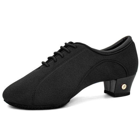 ABA Latin dance shoes professional men's adult elastic Oxford cloth dance shoes new high-end national standard soft-soled dance shoes