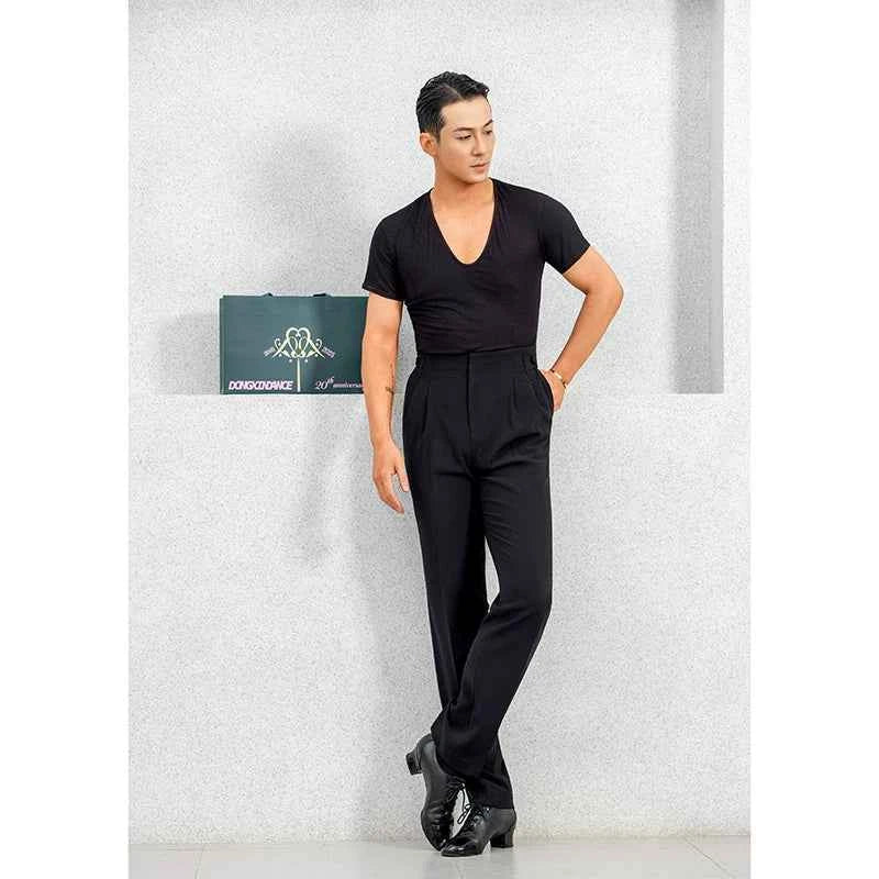 DONGXIN Men's Latin Pants Practice Suit Pants NK835