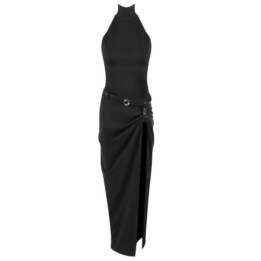 BD2630 slit dress - Mine·Jas