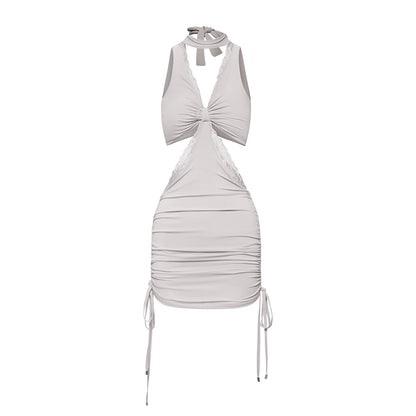 DUYQ children's style "Mountain Awakening Spring" 011 original hollow dress Latin dance girls practice clothes