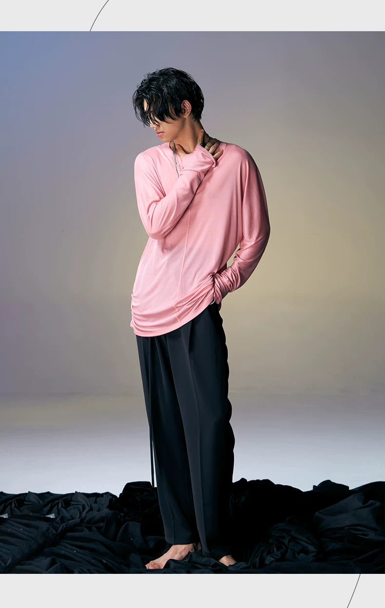 DUYQ "New Men" 009 Minimalist one-button finger top National standard Latin dance practice suit