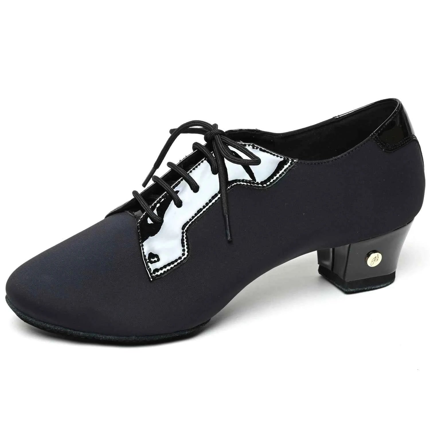 ABA Men's Professional Latin Dance Shoes Elastic Oxford Soft Sole Ballroom Dance Shoes