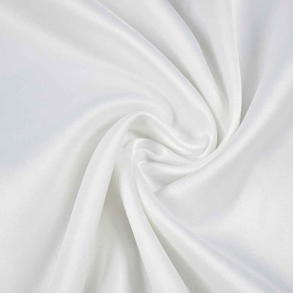 BD2597 Mermaid one-shoulder black and white contrasting satin dress