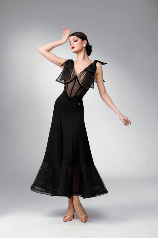 TID. M347 performance clothes, national ballroom dance clothes, dresses, and performance clothes customized