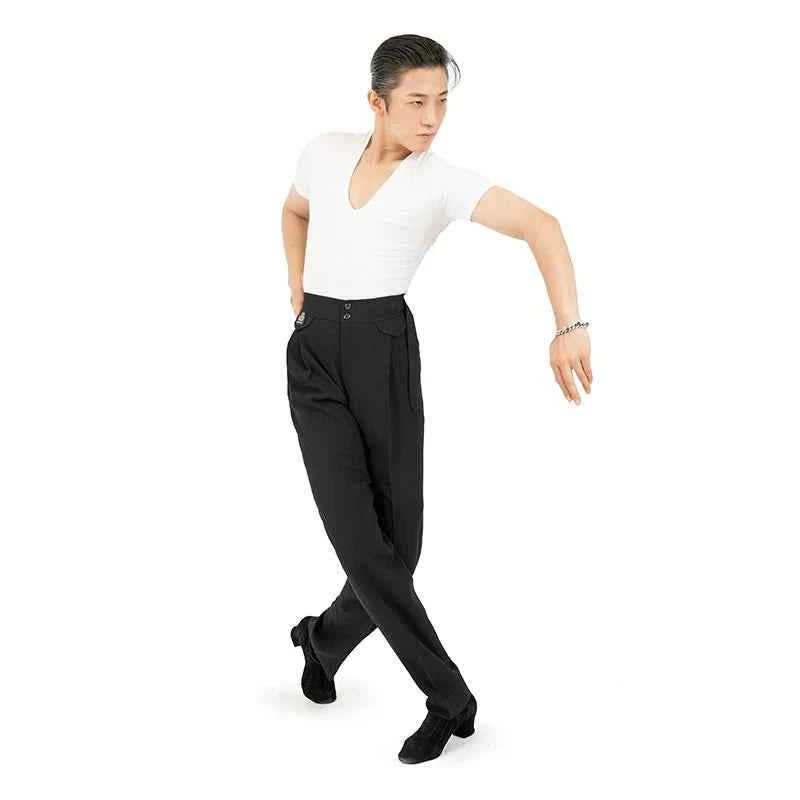 DONGXIN Men's Latin Trousers Radish Dance Pants Ballroom Dance NK160