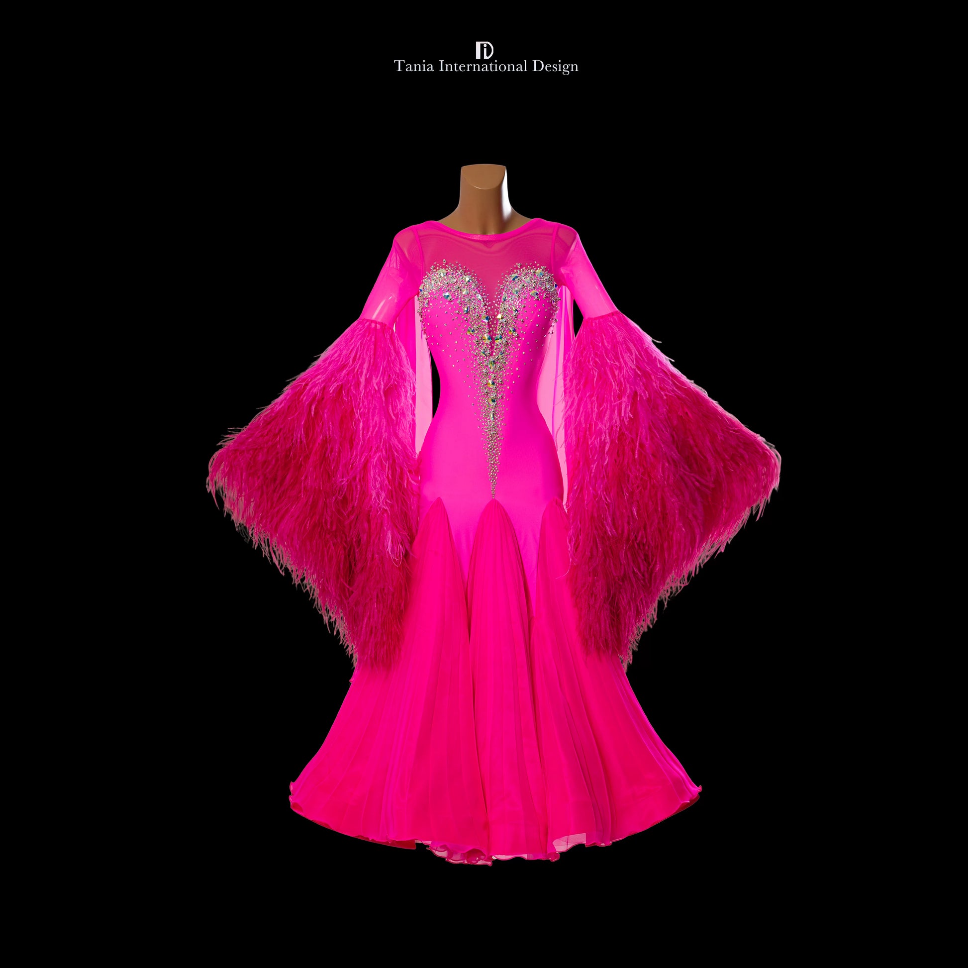 TID M369 women's ballroom dance dress ballroom dance professional competition costume - Mine·Jas