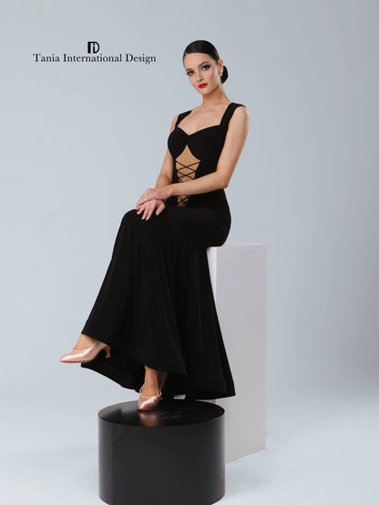 TID.D020 new pendulum waltz performance suit professional women's ballroom dance dress