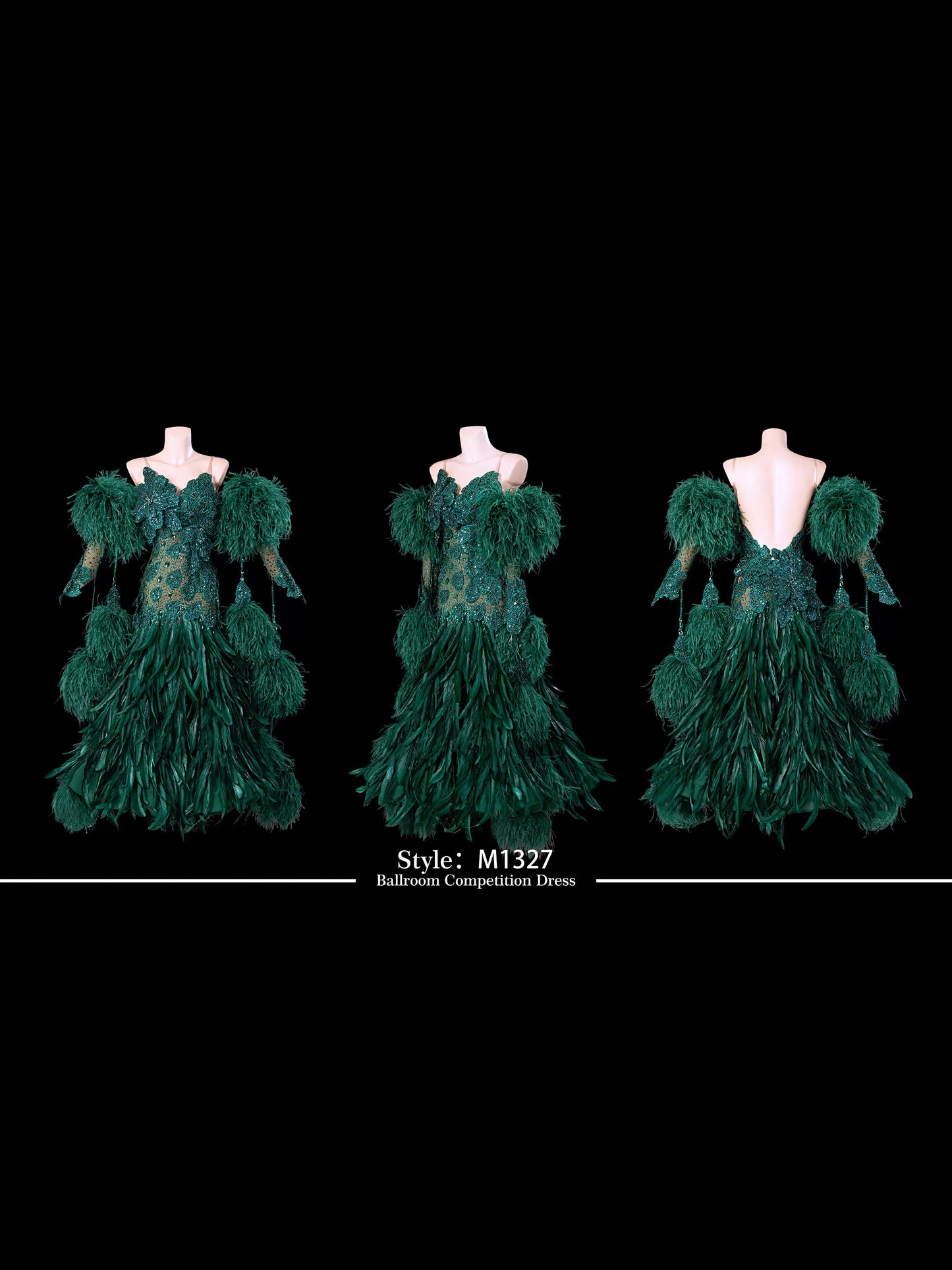 TID M1327 women's ballroom dance dress ballroom dance professional competition costume - Mine·Jas