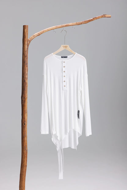 VERNAxBANGGIRL.VA008 Men's Designer Loose Latin Practice Top, Skin-Friendly Fabric - Mine·Jas